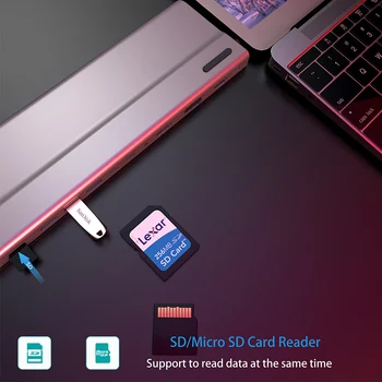 14 in 1 Type c docking stanica USB C To HDMI Card Reader RJ45 PD za punjač audio MacBook Pro Samsung Galaxy usb c 3.0 Hub