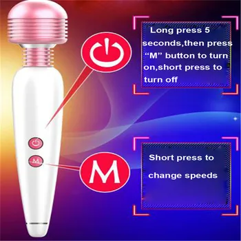 Мультискоростные vibratori za žene stimulator klitorisa čarobni štapić G Spot vibriranje dildo vibrator seks-igračke za žene Gode Vibrant
