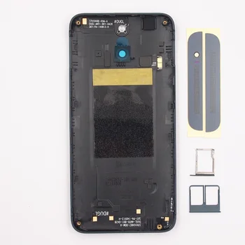 BaanSam novu bateriju Vrata stražnji poklopac kućišta torbica za HTC ONE E8 s gumbom napajanja + desni donji list+dvostruko ležište za SIM kartice