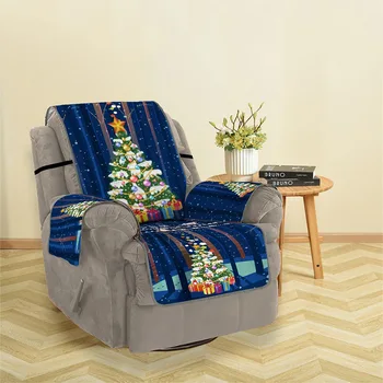 Crtani 3D digitalni tisak Božićni mačka kauč cover pet đonovi kauč presvlake za fotelje zaštite kuće Božićni dekor pribor