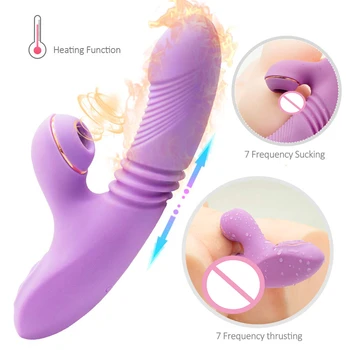 Klitoris Odojak Vibrator G Spot Gura Dildo Vibrator Stimulator Klitorisa Čarobni Štapić Sisanje Bradavica Vibrator Za Žene Odrasle Igračke