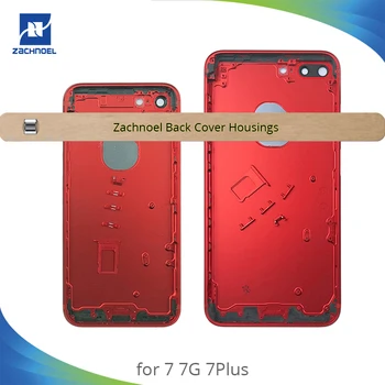 Stražnje kućište za IPhone 7 7G 7Plus Plus srednji okvir okvir šasije stražnji poklopac pretinca za baterije stražnji poklopac kućišta crvena mat crna jet crna Zlatni