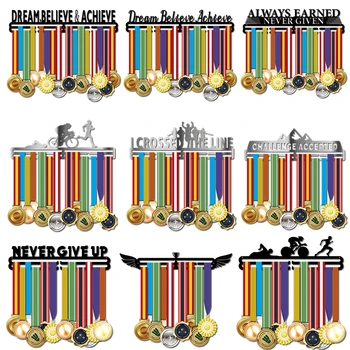 Inspirativna medalju vješalica metalni držač medalje sportski medalju stalak za izložbe robe držati 36 + medalja