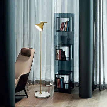 Daljinski upravljač raspada podna lampa Nordic luksuzni mramorno postolje podesivo vertikalni stalak svjetlo za dnevni boravak doma dekor