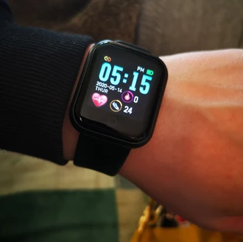 Pametni satovi muški ženski djeca frekvencija otkucaja srca, krvni pritisak sat Smartwatch Bluetooth Connect fitness pokret Android IOS Smart Watch
