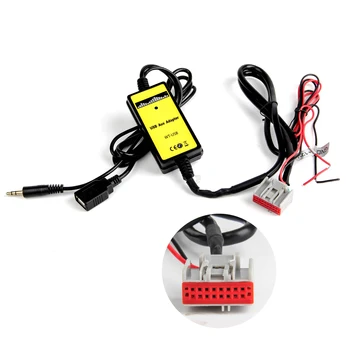 Moonet Car Audio MP3 AUX USB Adapter 3.5 mm AUX Interface CD Changer za Ford Focus, Edge, F150,F250, F350 QX502
