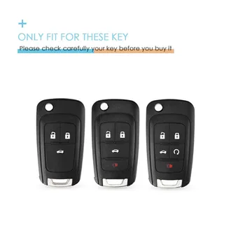Kožni Auto Remote Smart Key Bag Fob Case Cover Držač Za Buick Chevrolet Cruze Opel Opel Mokka Encore Pribor Za Slaganje