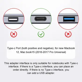 Type-c 7 In 1 Hub Adapter For Mac Book 12