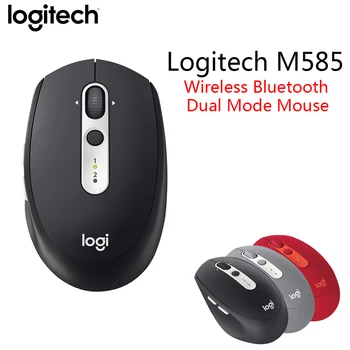 Logitech M585 Wireless BluetoothMouse Multi-Tasking Flow Zakrivljeni Dizajn Bluetooth Miš Za Windows I Mac Računala Novost Miš