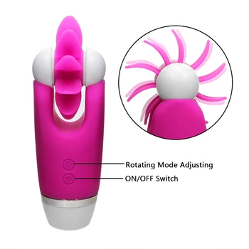 Muti - brzina vrtnje vibrator oralni sex lizanje jezika igračka G Spot klitoris vibracioni stimulator klitorisa seks-igračke za žene