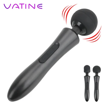 20 načina moćan magični štapić vibrator masaža tijela stimulator klitorisa USB-punjive vibratori adult sex igračke za žene