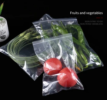 100pc nova torba genetika ekonomičan obrok Ziplock torba zatvorenoj plastičnoj ca hladnjak zamrzivač torbu za višekratnu upotrebu