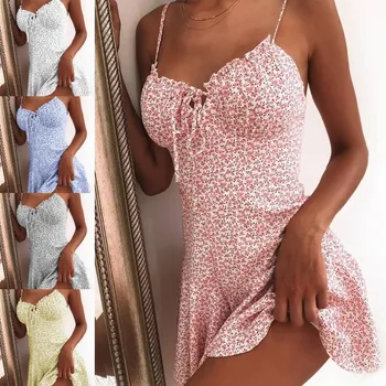 Madame odjeca OWLPRINCESS 2020 novi vrući prodaja ženski ljeto seksi cvjetni sling mini-haljina