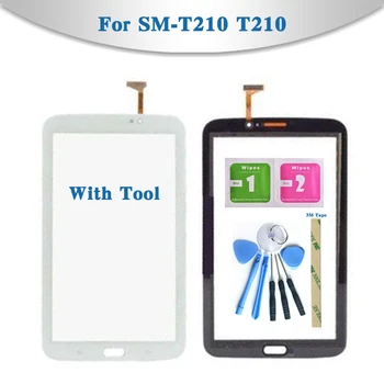 Za Samsung Galaxy Tab 3 7.0 SM-T210 T210 i SM-T211 T211 Tablet zaslon osjetljiv na dodir digitalizator senzor prednja vanjska staklena leća ploča
