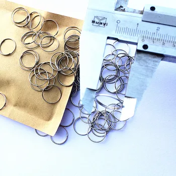 1000 kom./lot 14 mm kromirani prstenovi od nehrđajućeg čelika, kristalnim lusterima dodatna oprema rasvjeta i zastor metalni priključci