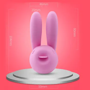 OLO 3 Motors Rabbit Ear Shape Oralni Sex Tongue Licking vibrator za klitoris vagine bradavice vibratori seks igračke za žene