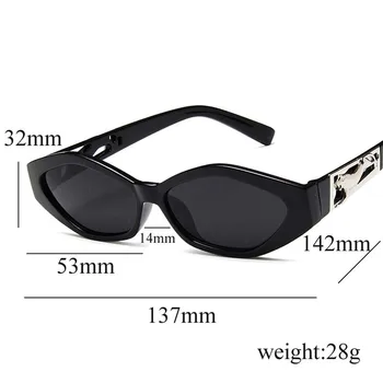Berba mali mačji oči sunčane naočale Žene brand dizajner 2020 novi luksuzni crni leopard cool sunčane naočale za žene ljetne nijanse