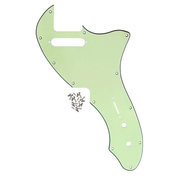 NEW Thinline Guitar Pickguard Scratch Plate Mint Green w/Screws for Tele 69 Reissue Style Guitar Accessories