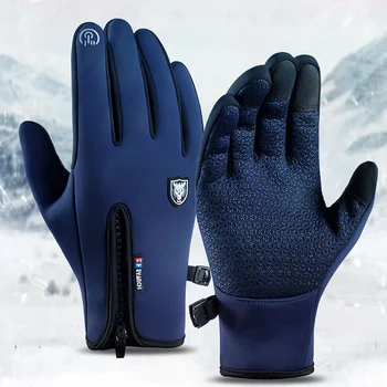 Unisex zimske rukavice ветрозащитный vodootporan, zaslon osjetljiv na dodir munja toplo anti gubitak Biciklizam ski ski smow led, klizaljke, rukavice lijepo