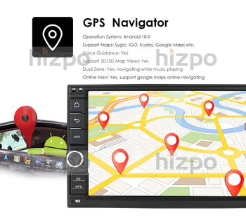 PX5 Octa 8 Core, 4GB RAM i 64GB ROM-2DIN Car Android10 Car NODVD Radio Universal IPS Multimedia Car Stereo GPS 2din Navigation DSP