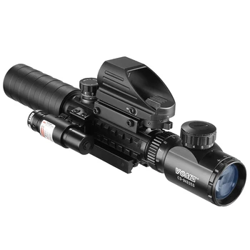 3-9x32 optički ciljnik s pozadinskim osvjetljenjem дальномер puška holografski 4 визирный opseg 20mm Crvena Гренн laser za lovački nišan viziranje točka