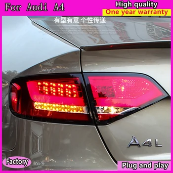 Stil automobila stražnje svjetlo za Audi A4 stražnja svjetla 2009 --2012. za A4 dugo svjetlo DRL+žmigavac+kočnica+obrnuti