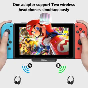 1MII ML400 USB Bluetooth 5.0 audio odašiljač adapter za Nintendo Switch SBC aptX LL USB Type-C bežični adapter za PC PS4