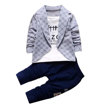 Odjeća za dječake 2019 ljeto novi 2 komada beba Baby Boys dječje shirt majice+ duge hlače odijevanje odjeće gospodin kit #4A08