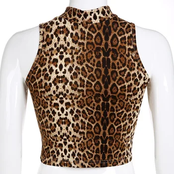 Cheetah Print Top Leopard Off Shoulder Tank Crop Women Y2k Cheetah Print Vintage Clothing Brown Tube Accessories Bustier Vrhovima