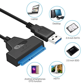 1pc crna USB 3.0 do 2.5