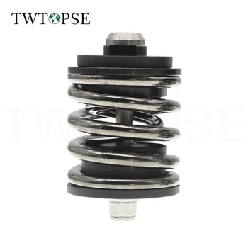 TWTOPSE Bicycle Bike Double Layer Rear Shock For Brompton 3SIXTY Folding Bike Cycling 2 Suspension Spring Rear Shock Alloy Pad