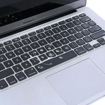 KK&LL Apple Macbook White / Air 13 / Pro 13 15 (CD-ROM)/RETINA Display 13 15 laptop-Silikonska vodootporna Us Layout Keyboard Cover Skin