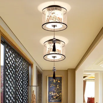 Kreativni led kineski stropna svjetiljka unutarnje osvjetljenje blagovaonica spavaća soba dekoracije strop viseće svjetiljke sjeverni plafonjere