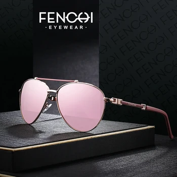 FENCHI sunčane naočale Žene brand dizajnerske naočale vožnje pilot modni stare sunčane naočale retro ogledalo oculos feminino