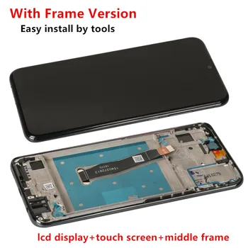 Za Huawei Honor 20e HRY-LX1T LCD zaslon+zamjena zaslona osjetljivog na dodir s okvirom, bez mrtvih piksela muški ekran za Huawei Honor 20 e