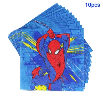 56шт novi stil Spider-Man jednokratna posuđe dječak rođendan dekoracija proizvodnja ploča+kup+krpa+CandyGift torbe isporuke
