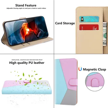 Za iPhone 11 Pro XS Max X XR Paležom Splice magnetski kožna flip torbica za iPhone 5s 5 6 6s 7 8 Plus novčanik zaštitna stražnji poklopac