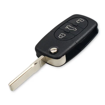 Dandkey 433MHz 3 tipke bez ključa Uncut Car Flip Remote Control Key Fob ID48 Chip 4D0837231A za Audi A3 A4 A6 A8 starih modela