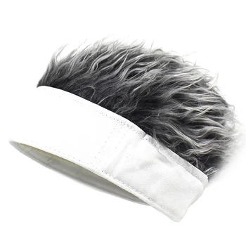 Muškarci Žene Kapa perika šešir zabavno kratka kosa kape prozračne soft za stranke vanjski TC21