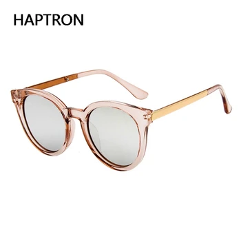 Modni prozirne naočale ženske ružičaste sunčane naočale okrugla ružičasta, zlatna okvira srebro leće, naočale stare boje slr naočale oculos