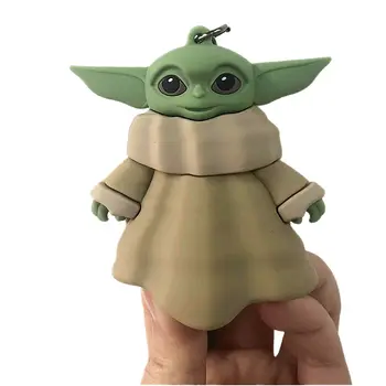 Star Wars Baby Yoda Silikonski Privjesak Disney Crtani Anime Мандалориан Figurica Model Privjesak Najbolje Prodaje Dječje Igračke Poklon