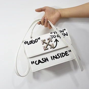 Ljetni popularne modne torbe, ženske grafiti pisanja personaliziranih torbe moda niša dizajn ženski novčanik i torbu Louis Bag