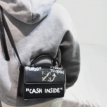 Ljetni popularne modne torbe, ženske grafiti pisanja personaliziranih torbe moda niša dizajn ženski novčanik i torbu Louis Bag