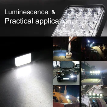 LSlight LED Work Light MINI 42W 48W LED Light Bar 18W 36W Spotlight Car Auto Driving Lamp Truck Offroad SUV 4X4 ATV 4WD Traktor