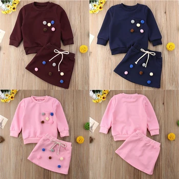 CANIS 2019 New Baby Odjeca Sets Kids Girls Sport Suit runo jakna za proljeće, jesen odjeća Dječji casual kit (1-5T)