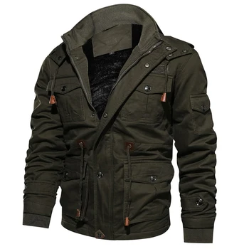 Muške jakne 2021 Muška odjeća muški debeli topli kaput džepove svakodnevne pliš jaqueta masculino muške kratke chaqueta hombre