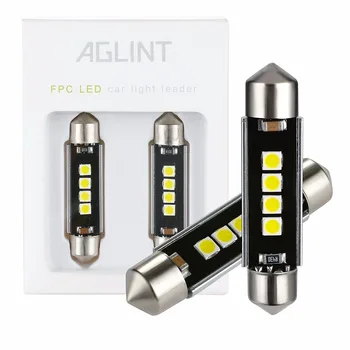 AGLINT 2 kom. гирлянда C5W C10W 41 mm 6451 CANBUS Error Free led žarulje auto auto svjetla led kartice svjetlo prtljažnika lampe super bijeli