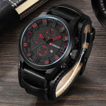 Relogio masculino CURREN Watch gospodo vojne kvarcni satovi muški satovi su najbolji brand luksuzni kožni sportski ručni sat datum sat 8225