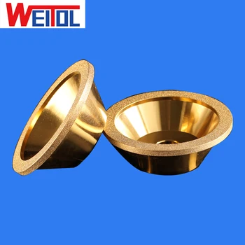 WeiTol 1pcs Golden diamond bowl type alloy grinding wheel super jaki dugo nosio brušenje krug, ručno, mehaničko korištenje
