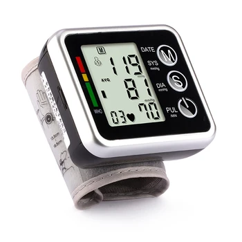 Automatski elektronski ručni monitor krvnog tlaka alat tekanan darah pergelangan tangan monitor digital de pressao arterijsku